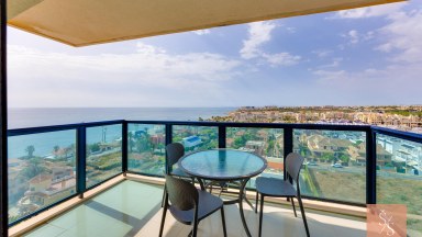 Mezonetový penthouse s panoramatickým výhledem na moře v La Veleta, Torrevieja