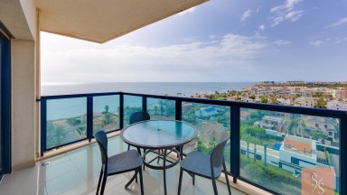 Mezonetový penthouse s panoramatickým výhledem na moře v La Veleta, Torrevieja