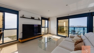 Mezonetový penthouse s panoramatickým výhledem na moře v La Veleta, Torrevieja