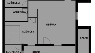 Apartmán v klidné čáčsti s bazénem