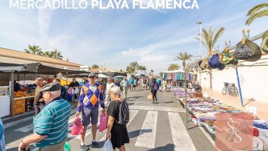 Prostorná dvojvila se zahradou v Playa Flamenca