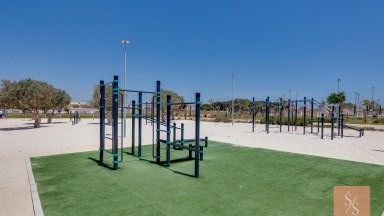 Bungalov s terasou u solného jezera Torrevieja
