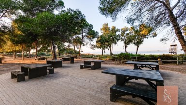 Bungalov s terasou u solného jezera Torrevieja