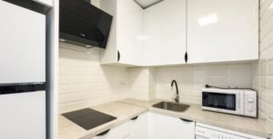 Apartmán Torrevieja, Playa del CuraKuchyň