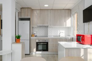 Apartmán Santa Pola, Kuchyň