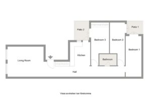 Apartmán v centru, plán
