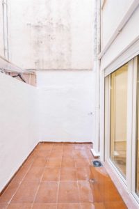 Apartmán v centru, terasa