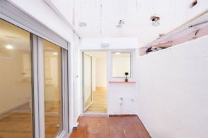 Apartmán v centru, terasa