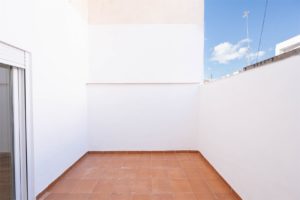 Apartmán v centru, terasa
