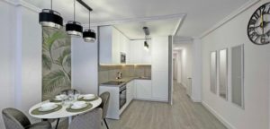 apartmán Torrevieja, jídelna