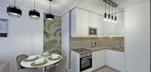 apartmán Torrevieja, kuchyň