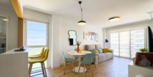 Apartmán Guardamar, obývací pokoj