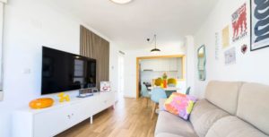 Apartmán Guardamar, obývací pokoj