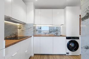 Apartmán Punta Prima, kuchyně