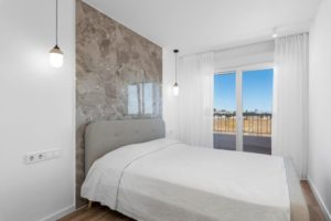 Apartmán Punta Prima, ložnice