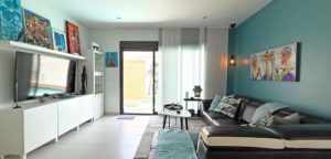 Vila Lomas de Cabo Roig, obývací pokoj