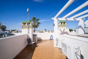 Bungalov Orihuela Costa terasa