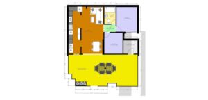 Městský domek Cabo Roig plán