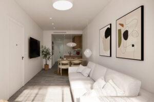 Novostavby Torre de la Horadada obývací pokoj