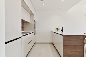 Novostavba La Veleta kuchyně