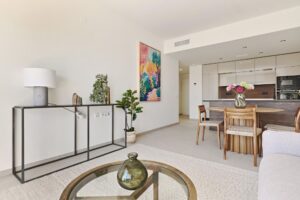 Novostavba La Veleta obývací pokoj