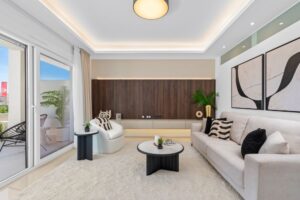 novostavba atico ciudad quesada obývací pokoj
